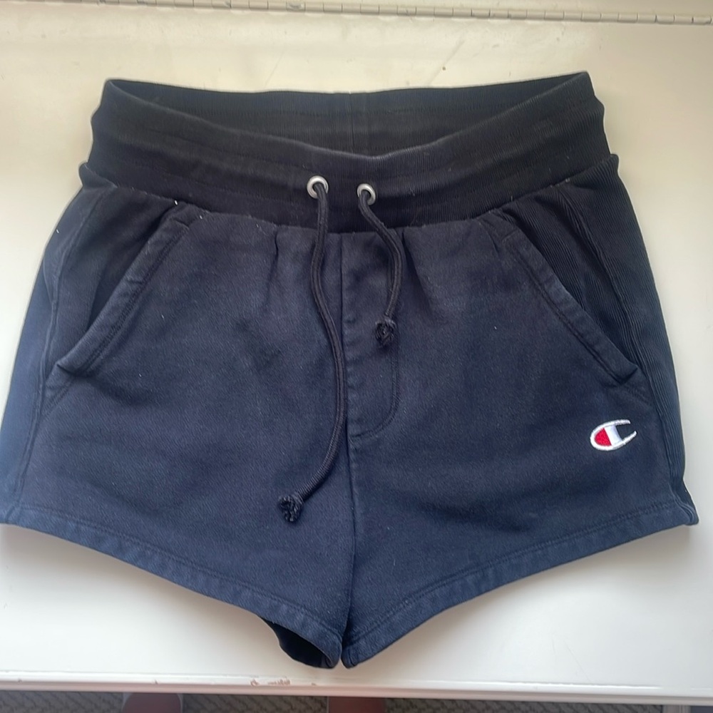 black champion shorts size medium “like new” worn once or twice